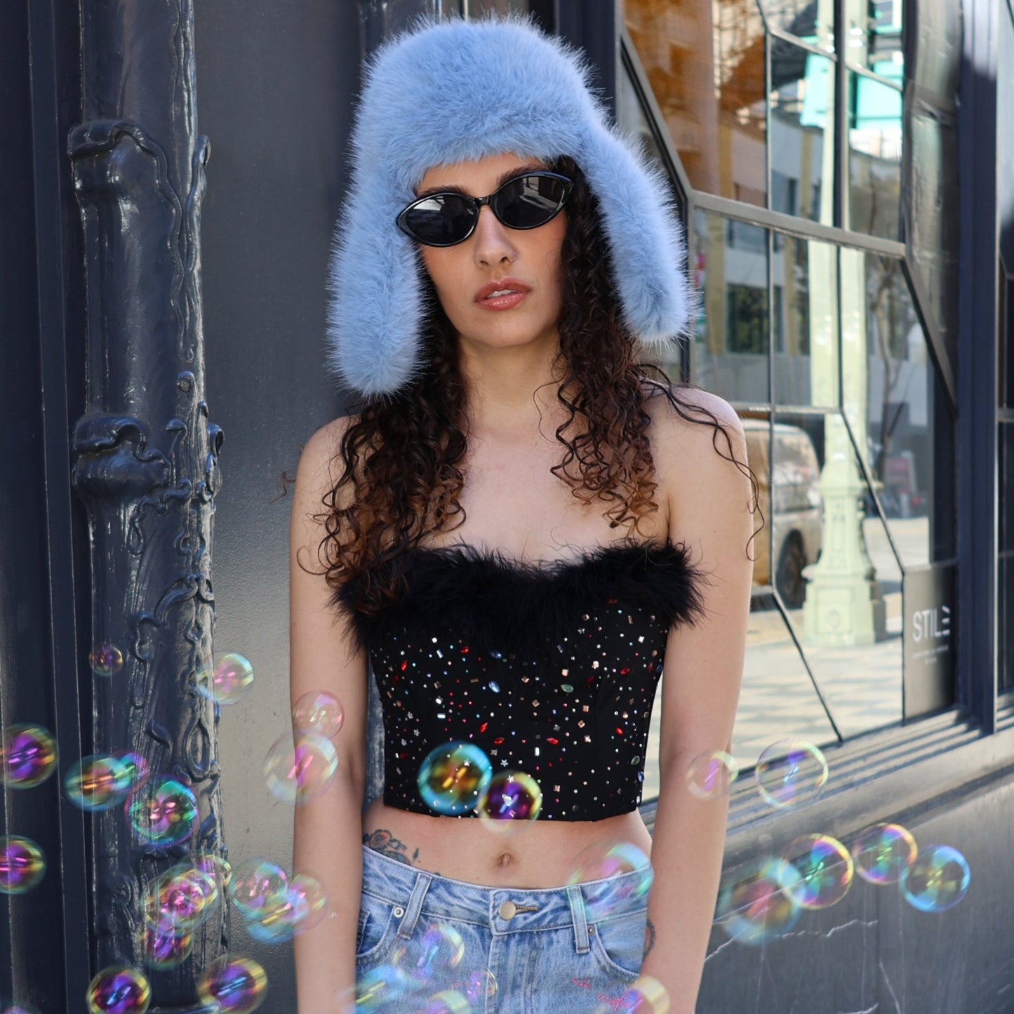 The bling bling bustier