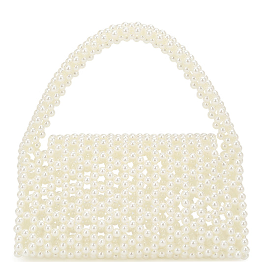Fancy Pearl Hand Bag